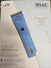 NEW Wahl Professional Bravura Lithium Cordless Pet Clipper Kit - Turquoise Blue