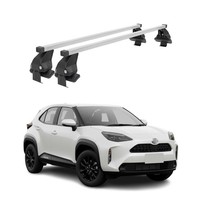 Menabo DachträGer GrundträGer FüR Toyota Yaris Cross 2021-2026 Stahl Grau 2Tlg