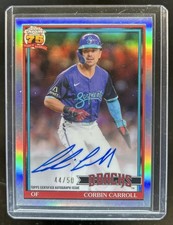 2026 Topps Chrome Corbin Carroll 1991 Auto Autograph SSP #/50 Diamondbacks