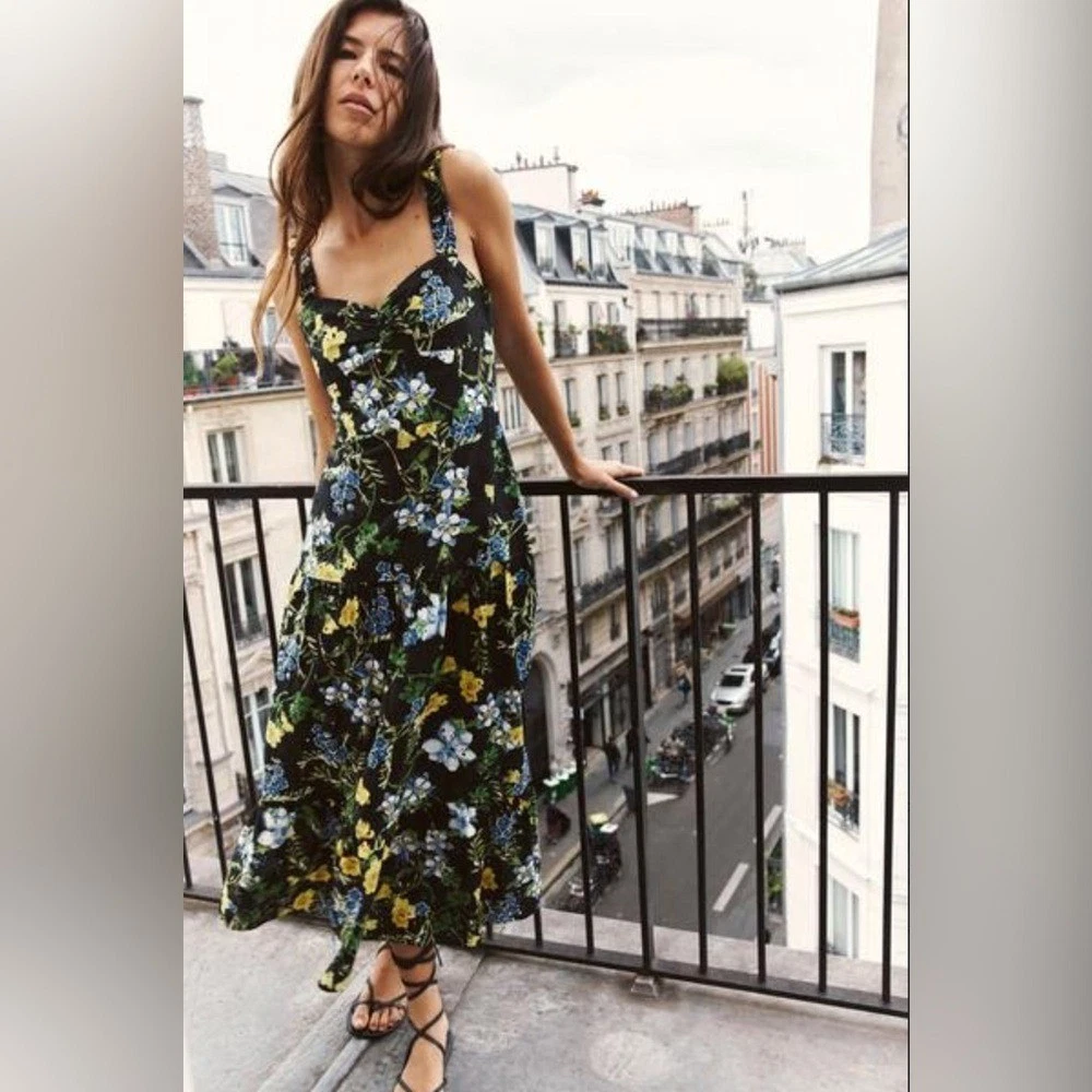 Zara Women's Floral Midi for sale | eBay