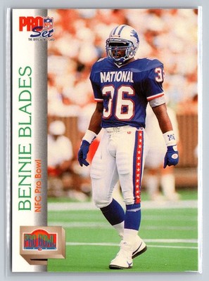 1992 Pro Set #403 Bennie Blades Detroit Lions