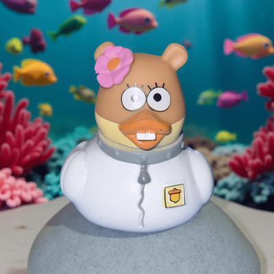 SpongeBob SquarePants Sandy Squirrel Rubber Duckie Duck A29
