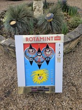 Vintage Karat Rotamint Amusement Wall Mounted Fruit Bandit Machine 