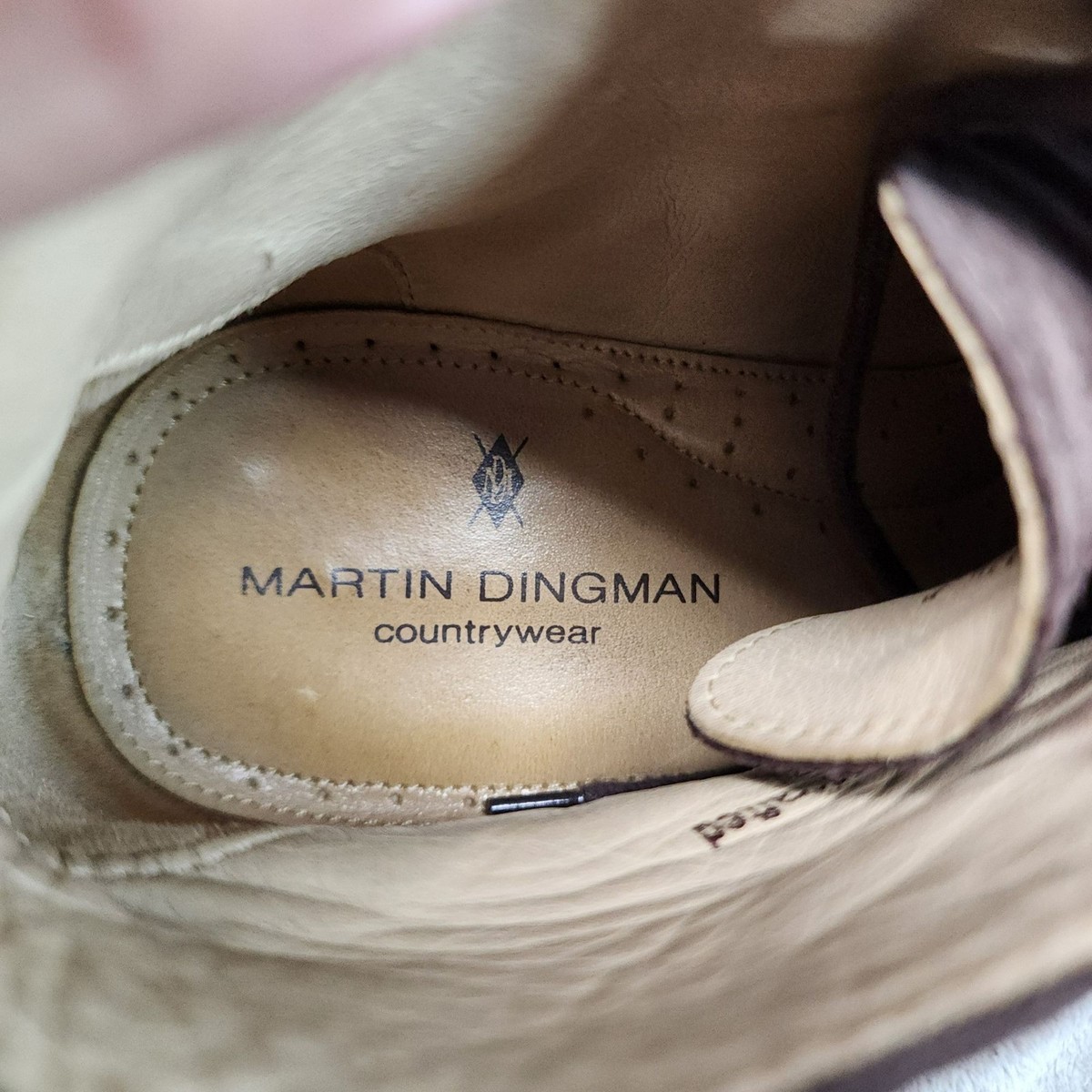 Martin Dingman Men\'s Suede Chukka Boots in Light Taupe with Brown Laces Martin Dingman Piney Creek Suede Chukka Boot – Patrick James main image 2
