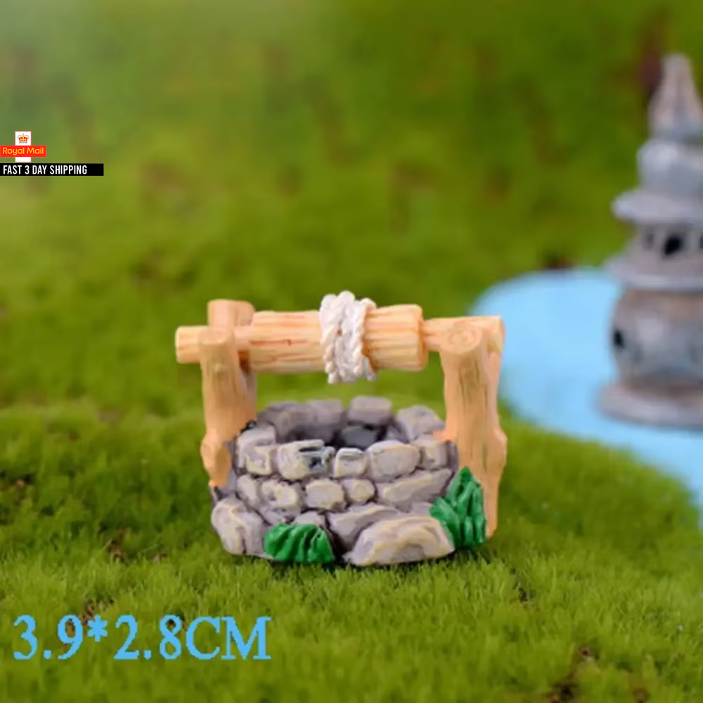 1Pc DIY Miniature Fairy Garden Lawn Ornament Pot Craft Mountain Dollhouse Home D