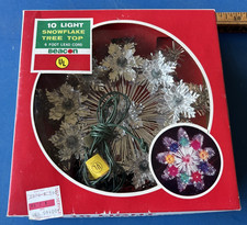 Lighted Snowflake Christmas Tree Topper
