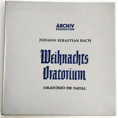 LP-BOX Bach Weihnachts Oratorium   Oratorio De Natal NEAR MINT Archiv Produkt