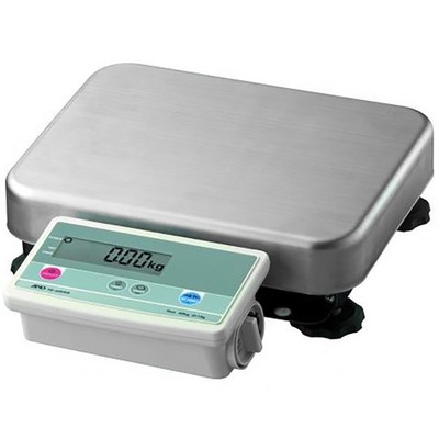A&D FG-60KBM Industrial Platform Scale   150 lb x 0.01 lb Precision | Stainless