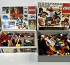 Lot of 2 Vintage LEGO Block Sets w/ Box 1976 1985 Building Set 112 & 730 **READ