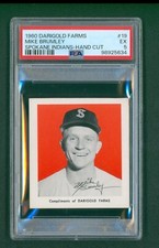 1960 Darigold Farms Baseball Card - #19 Mike Brumley, PSA 5 EX