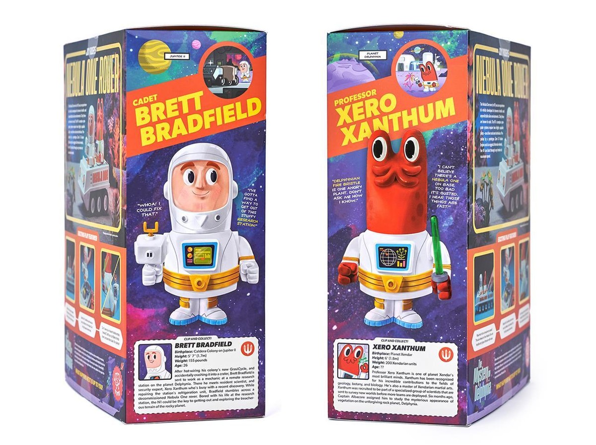 JOY RIDER NEBULA VINYL TOY FIGURE BY CHRIS LEE X MATT KAUFENBERG