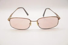 EASYTWIST ET931 RECTANGULAR EYEGLASS FRAMES COPPER 56-18-145 USED*