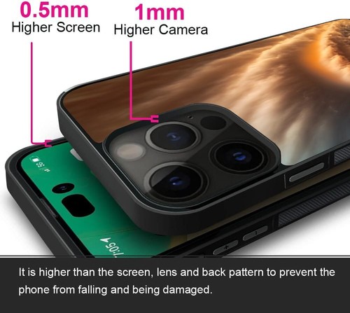 Vaporwave aesthetic tornado For iPhone SE XS XR Max 5 6 7 8 Plus Aesthetic Cover - Picture 8 of 25