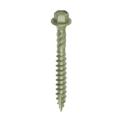 Timco Timber Wood Frame Construction & Landscaping Screws - Hex - Green Organic