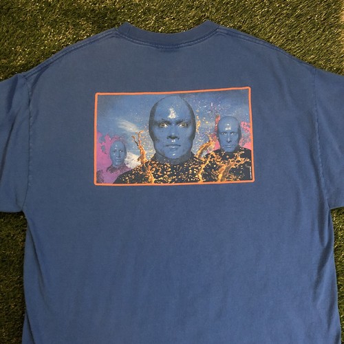 Art Rock Music Band Blue T-Shirt Size 
