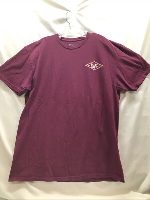Salty Crew Sink Swim Double Sided Logo T-shirt Men s XL Standard Fit Burgundy 
