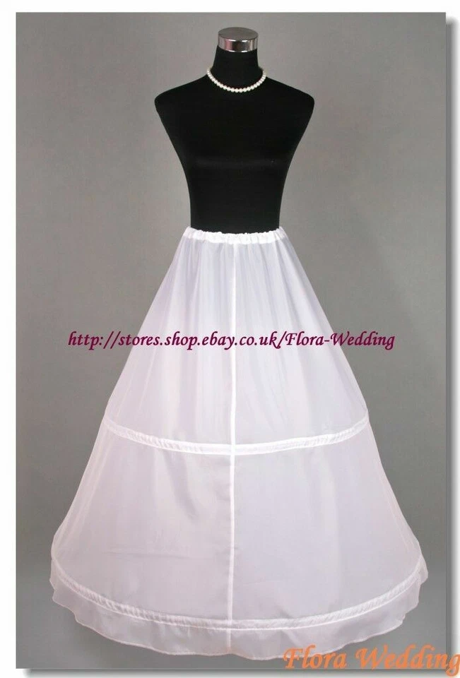 2-HOOP Bal / Mariage Jupon / sous-Jupe / Crinoline, - Photo 1/1