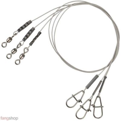 Savage Gear Carbon49 Trace 30cm 40cm Stahlvorfach Hecht Spinnangel Raubfisch