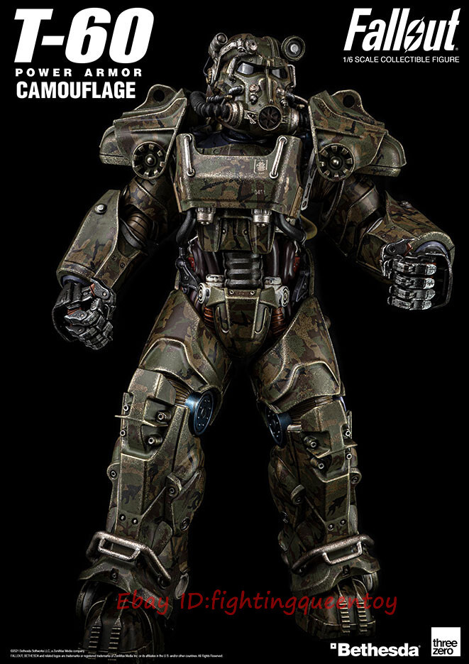 ThreeZero Fallout T-60 Power Armor Camouflage Color 1/6 Action