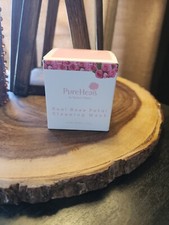 NATURE VILLAGE PURE HEALS REAL ROSE PETAL SLEEPING MASK Full Size/NIB Exp1/24