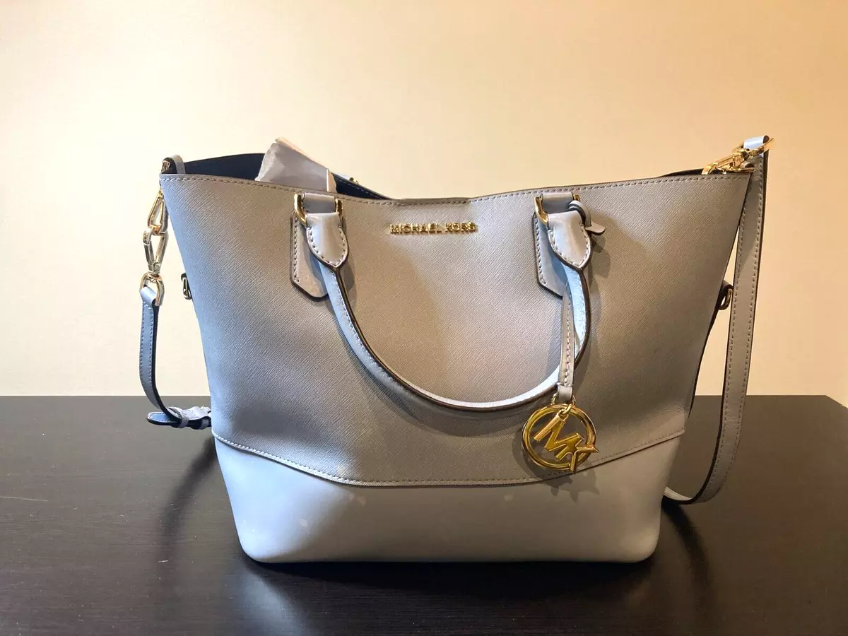 michael kors navy blue shoulder bag