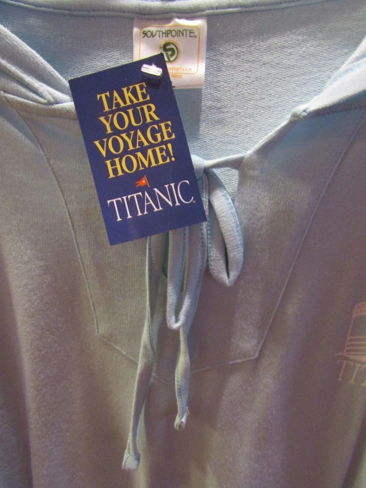 Sudadera con capucha para mujer Southpointe Pull Over 2XL color azul polvo, Titanic/barco Foto 4 de 4