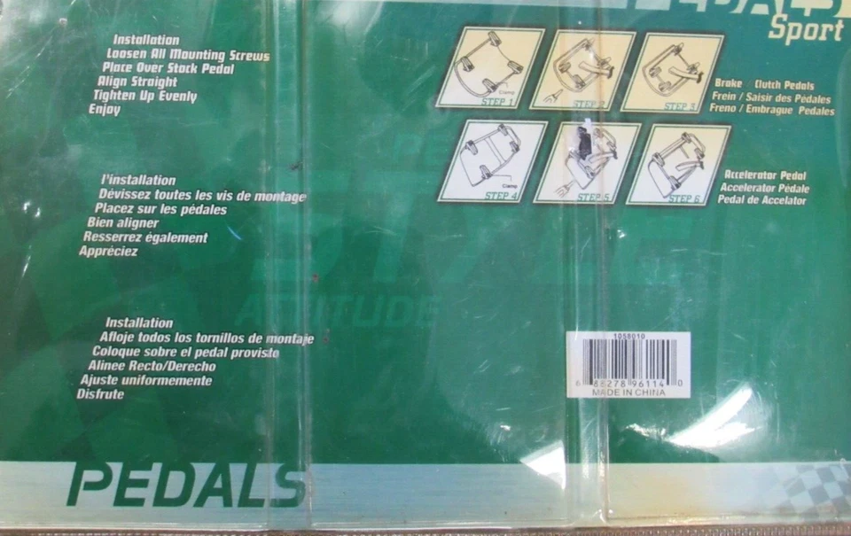 APC American Products Co. Fundas/almohadillas de pedal antideslizantes NUEVAS selladas manuales deportivas Foto 4 de 4