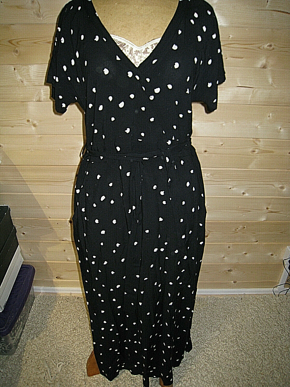BRAVISSIMO BLACK AND WHITE DRESS - SIZE 16 CURVY | eBay