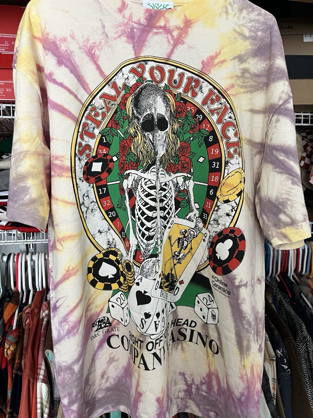 Online Ceramics Grateful Dead Vegas Sphere Casino T-Shirt-image