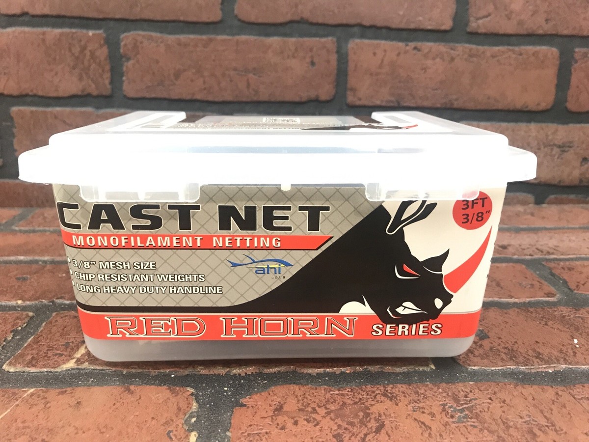 Inch Ft Cast Net Walmart Red Horn Series Casting Net Foot Mesh