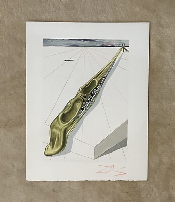 Salvador Dalí Les blasphémateurs The Divine Comedy of Dante Woodblock Engraving