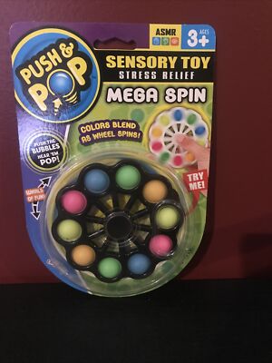 push &pop mega spin sensory toy