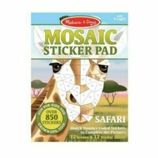 Melissa  Doug Mosaic Sticker Pad - Safari 850 Stickers 30160