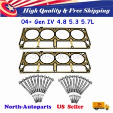Mls Cylinder Head Gaskets Head Bolts Set For 2005-2014 Gen Iv Ls 4.8 5.3 5.7l