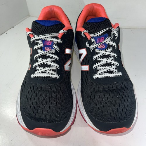 Scarpa New Balance donna 680 running passeggio nera multicolore comoda taglia 8,5 - Foto 2 di 19