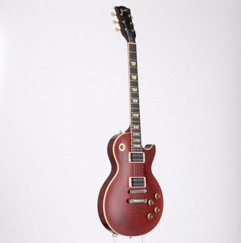 Gibson Les Paul Classic Plus Trans Red Used Electric Guitar - Picture 8 of 11
