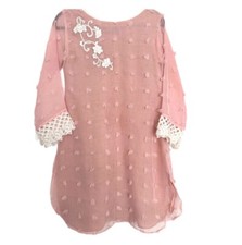 Agha Noor Pakistani Pink Embroidery Kurta Kurti Eid Outfit