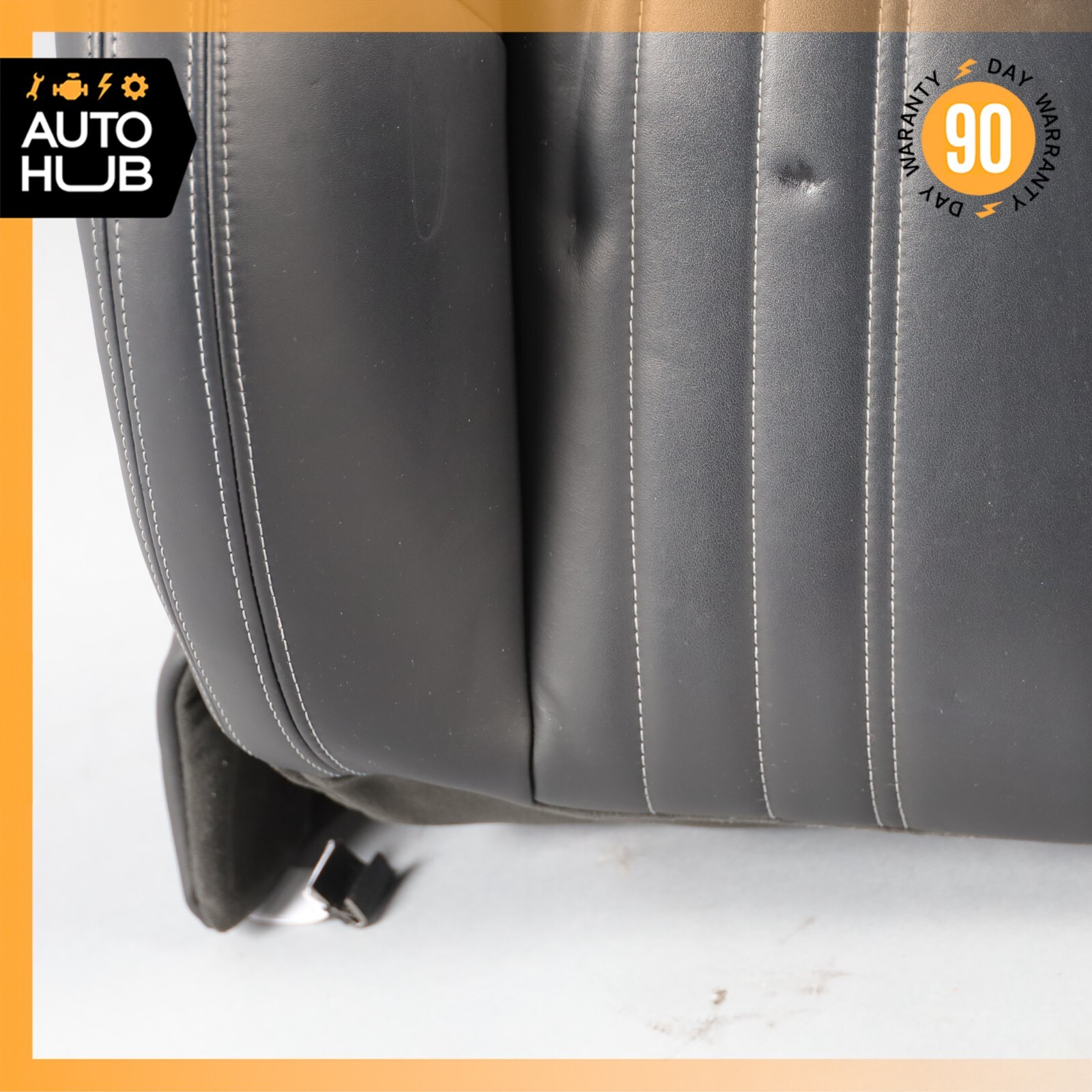 14-17 Maserati Ghibli M157 Front Left Top Upper Seat Cushion Black OEM 75k