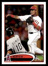 2012 Topps  Erick Aybar #78 Los Angeles Angels Baseball Card