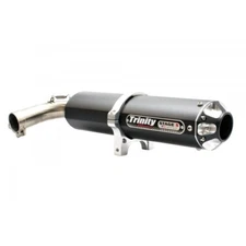 Trinity Racing Yamaha YXZ1000 Stage 5 Slip On Exhaust Black Aluminum TR-4158S-BK