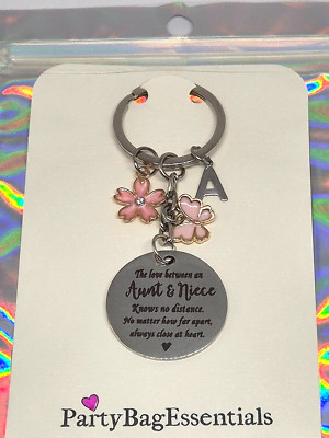 "Bee Happy" Keychain For Women - Stainless Steel Gift Keyring For Mom, Friend, Rose Gold