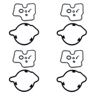4x Carburetor Repair Kit for Honda CBR 600 900 CBR600 CBR900 RR