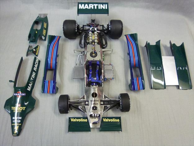 TAMIYA MARTINI LOTUS 79 ボディパーツセット Rare kit Tamiya 1/20 Model Kit Martini Lotus Type 79 1979