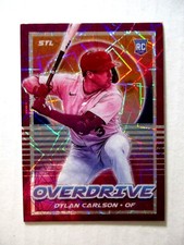 2021 Chronicles Baseball Overdrive Pink Pulsar Dylan Carlson RC #21 Cardinals 