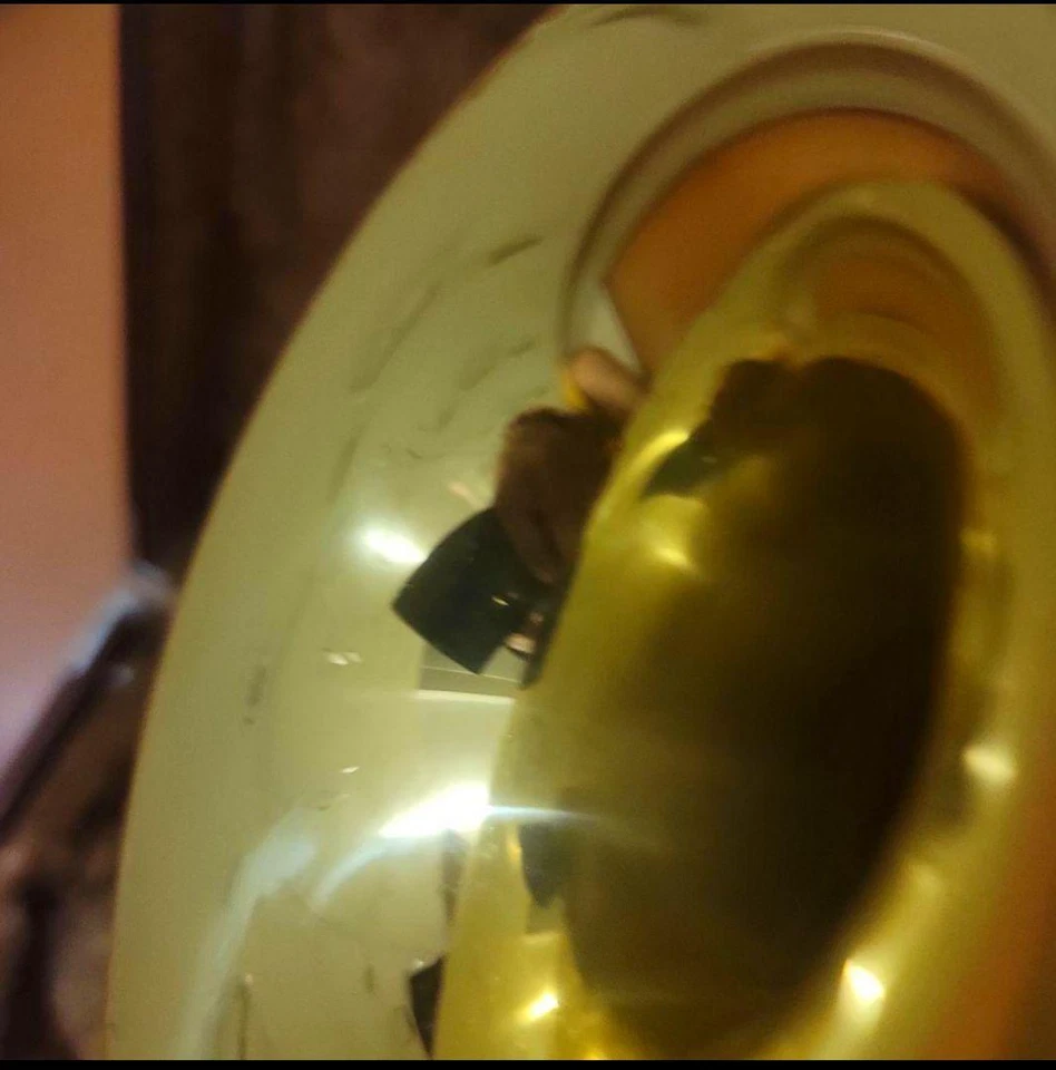 YAMAHA YCR-2330 Cornet Gold Used with Hard Case Mouthpiece - Image 3 of 4