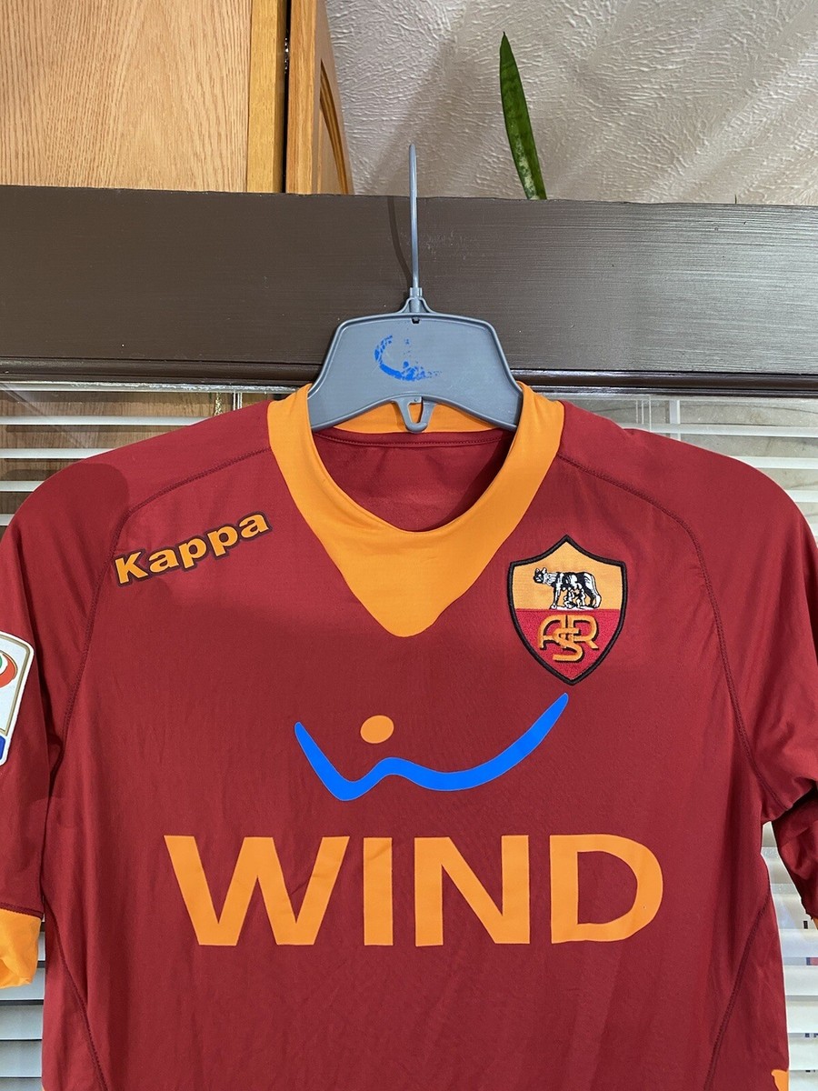 き*め様 ASローマ DE ROSSI 16番 シャツ Kappa 2007-08-roma-kappa-home-shirt-