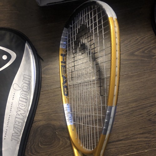 Head Liquid Metal 140 Squash Racket And Cover - Picture 7 of 12