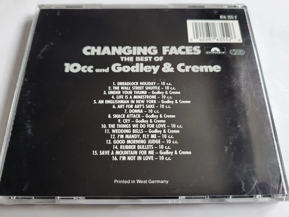 10cc / Godley & Creme – Changing Faces - The Best Of 10cc And Godley & Creme CD Foto 2 de 4