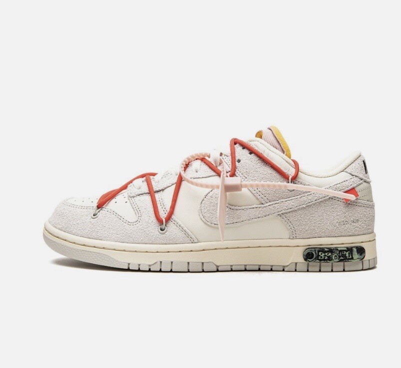 OFF WHITE X NIKE Taglia 10 Nike Dunk Low x Off White lotto 33 di 50 2021 indossate una volta