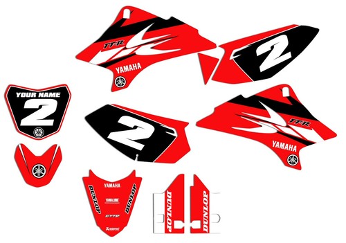 YAMAHA TTR 50 TTR50 GRAPHICS KIT DECALS DECO Years 2006 - 2014 you Choose Color - Picture 5 of 11